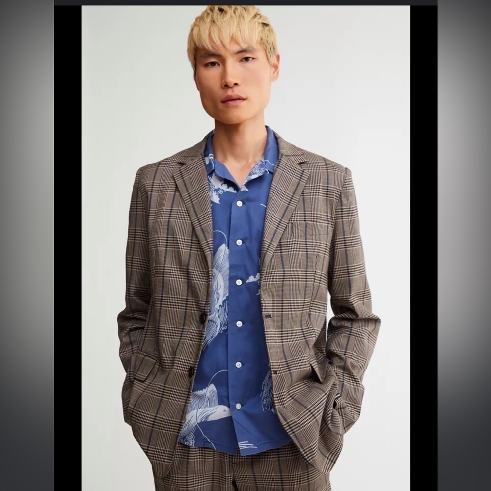 BOBBLEHAUS Plaid Suit Jacket